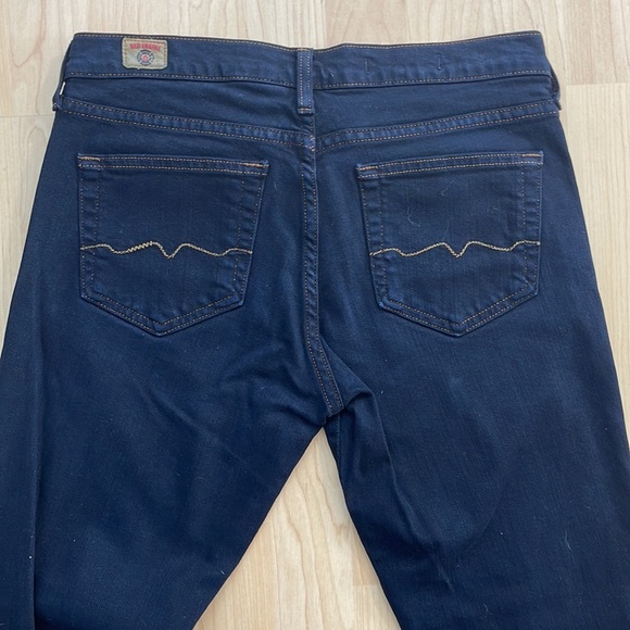 Red Engine Dark Wash Flare Leg Jeans Size 30/10 - Picture 10 of 11